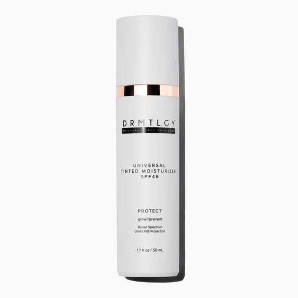 DRMTLGY Universal Tinted Moisturizer SPF 46 product packaging